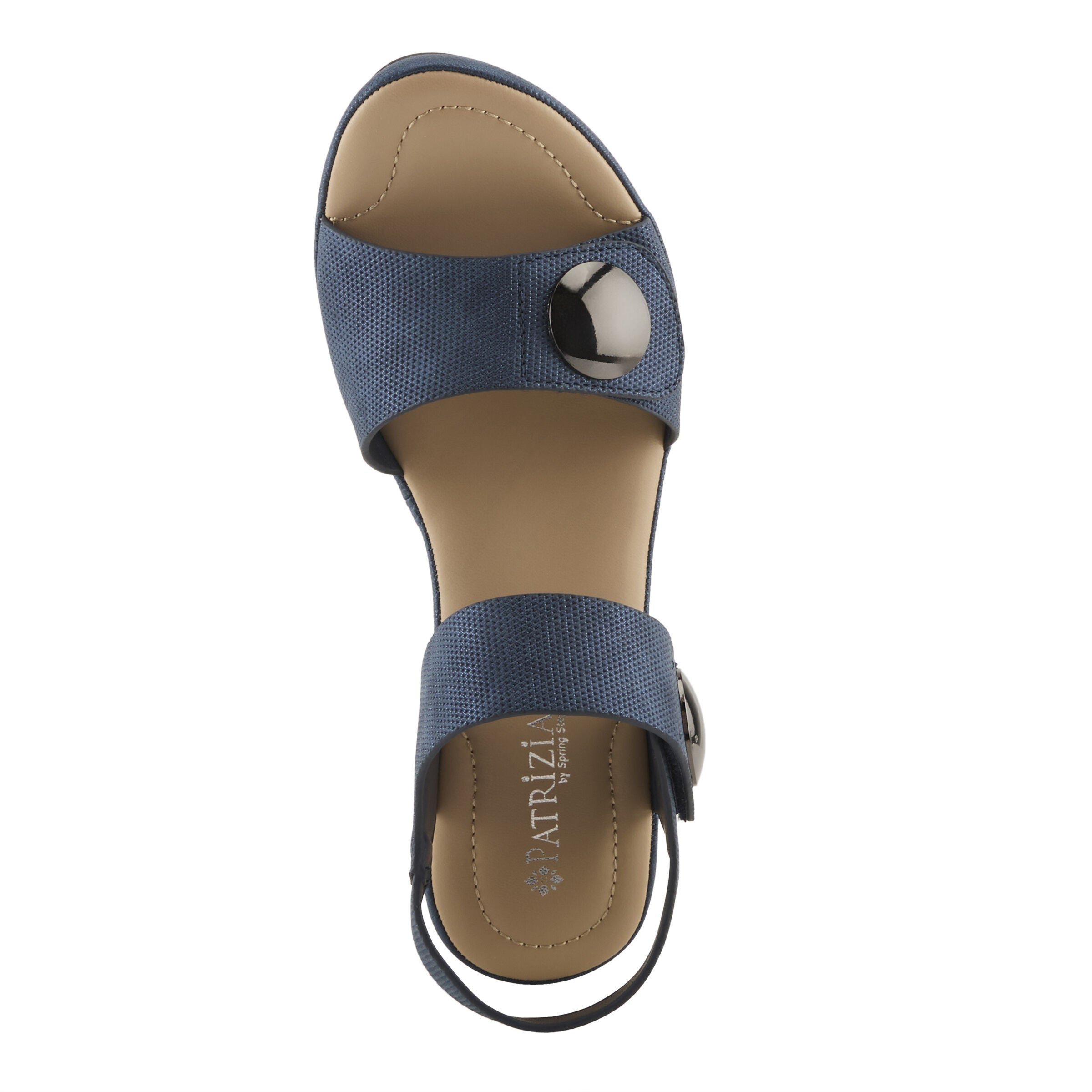 Dade-Woven Sandal, BLUE, alternate image number 3