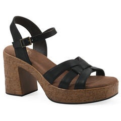 Black Platform Sandals for Women
