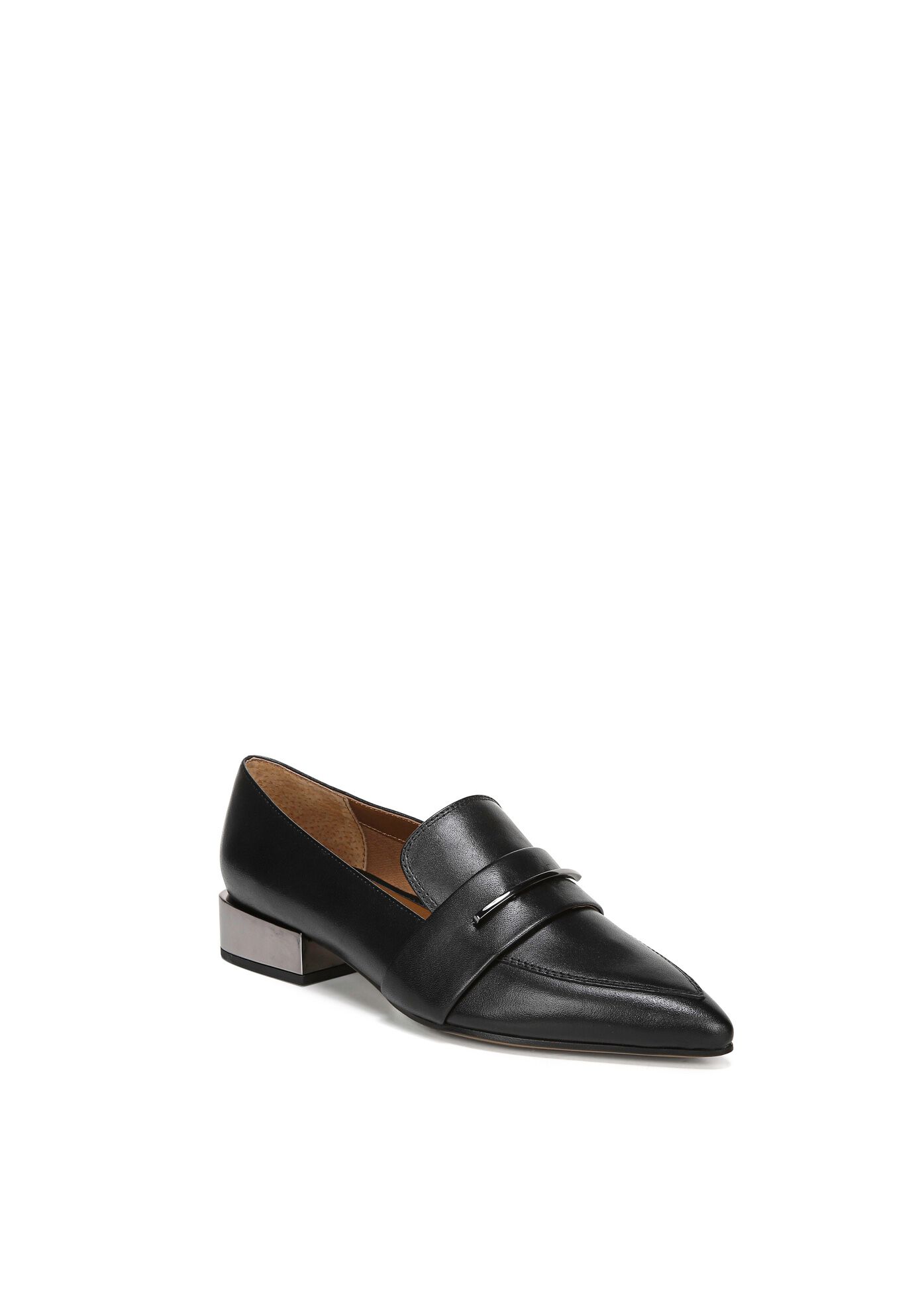 Wynne Flat by Franco Sarto, BLACK LEATHER, hi-res image number 0