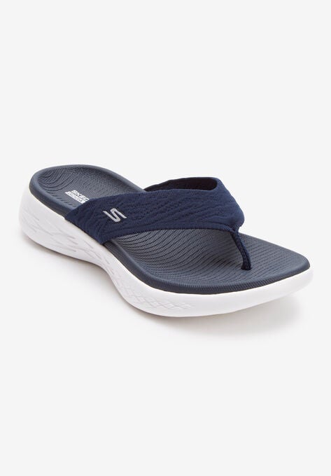 The On the Go Sunny Sandal, NAVY, hi-res image number null