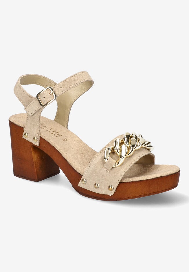 Van-Italy Sandals, STONE SUEDE LEATHER, hi-res image number null