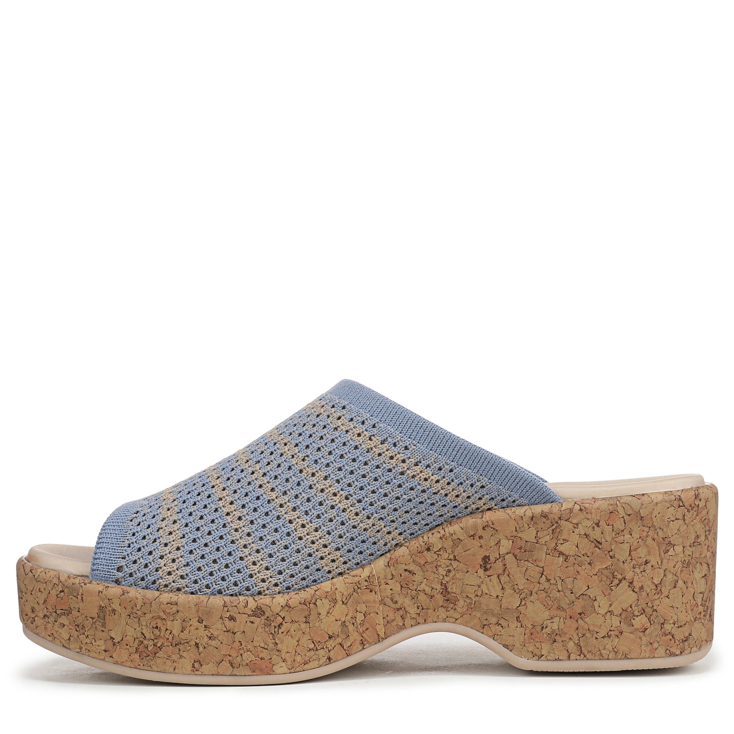 Very Ready Platform Sandal, STONE WASH BLUE, alternate image number 5