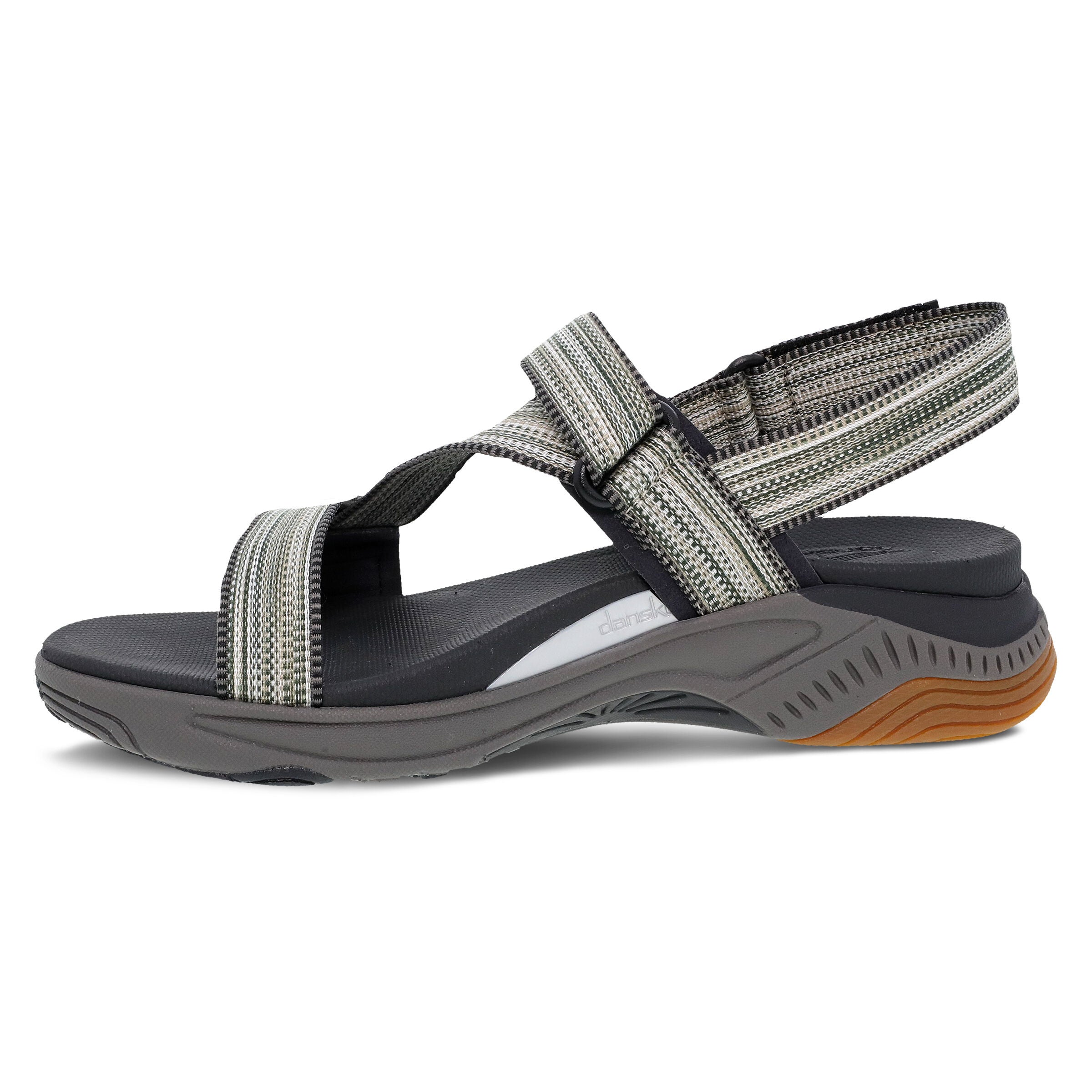 Rayna Webbing Sandal, BLACK MULTI, alternate image number 6