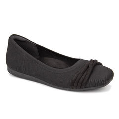 Nissa Square Toe Stretch Knit Flat