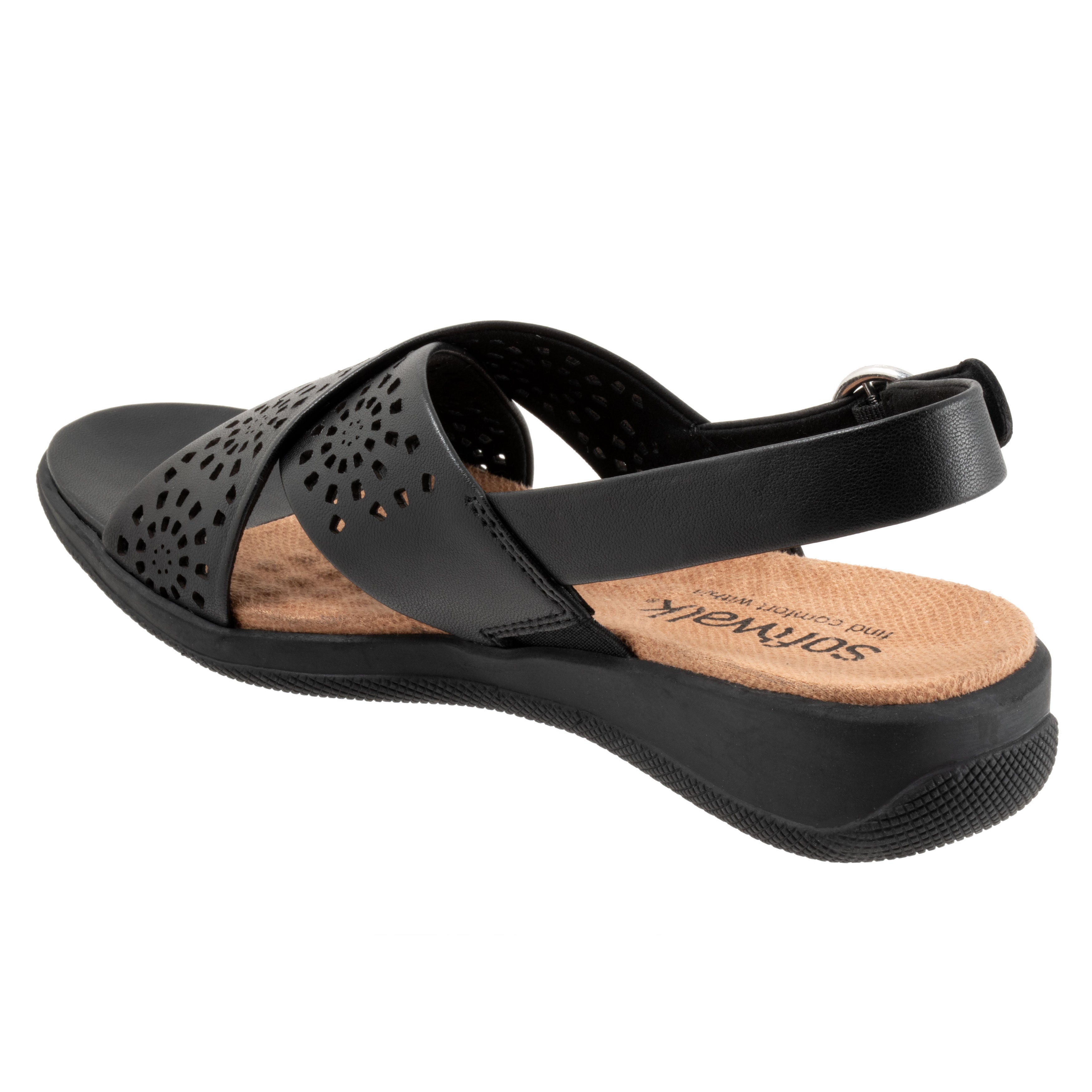 Tillman Sling Perf Sandal, BLACK, on-hover image number 1