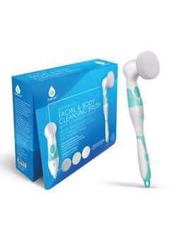 Waterproof Facial & Body Cleansing Brush With Extended Handle