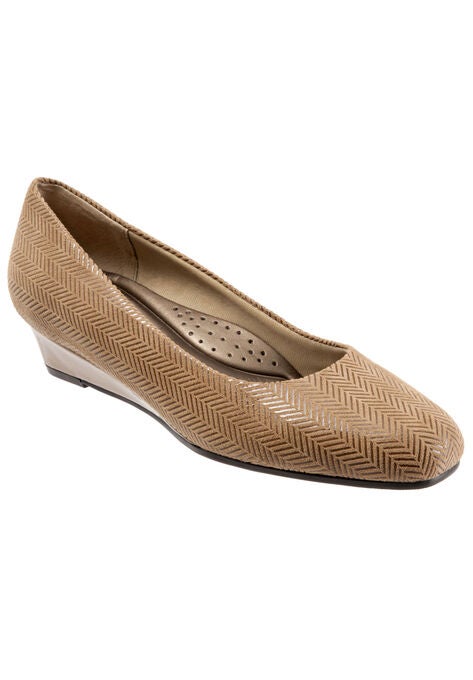 Lauren Leather Wedge by Trotters®, , hi-res image number null