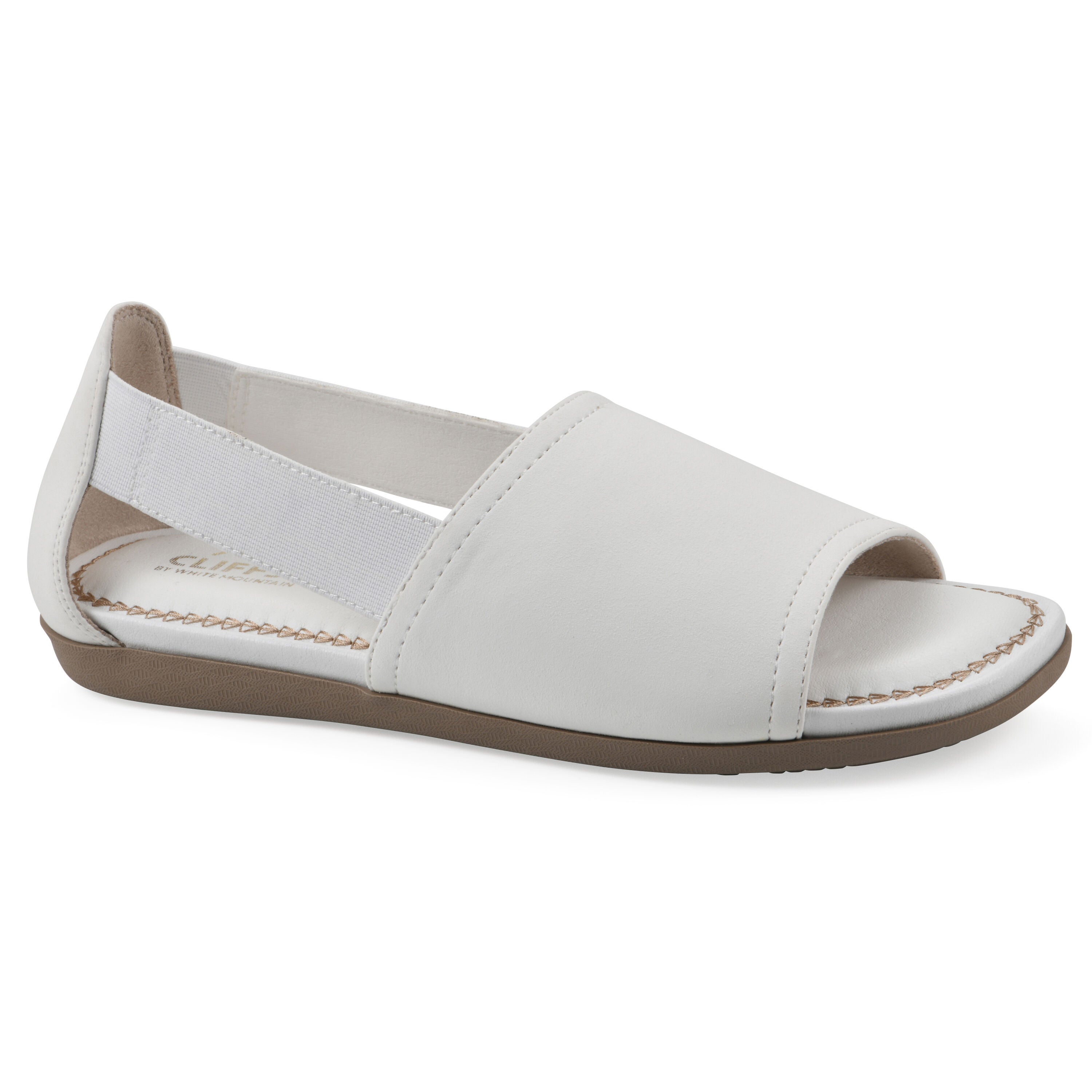 Frankson Open Toe Sandal, WHITE NUBUCK, hi-res image number 0