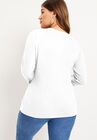 Long-Sleeve Crewneck One + Only Tee, , alternate image number null