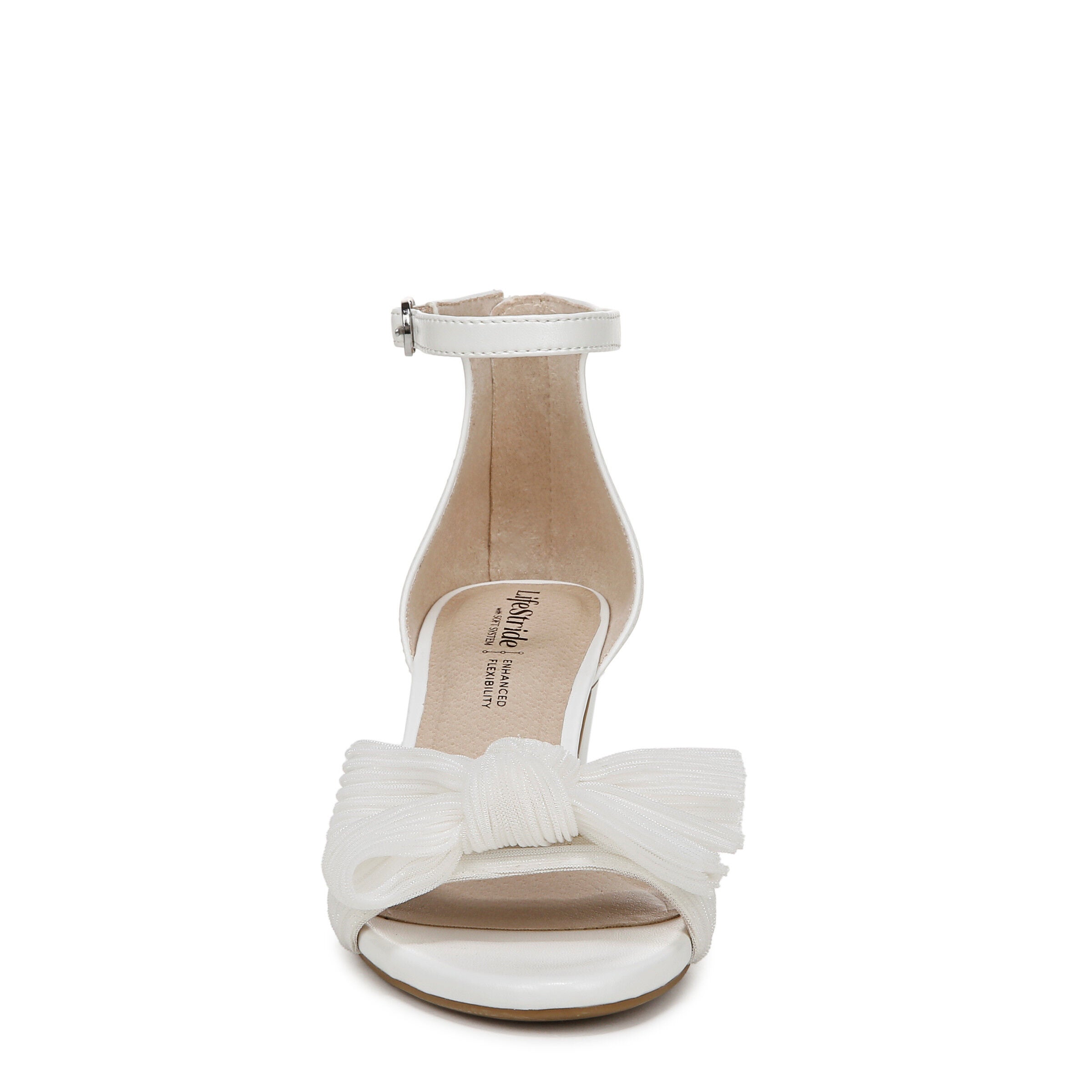 Florencebow Sandal, WHITE, alternate image number 4