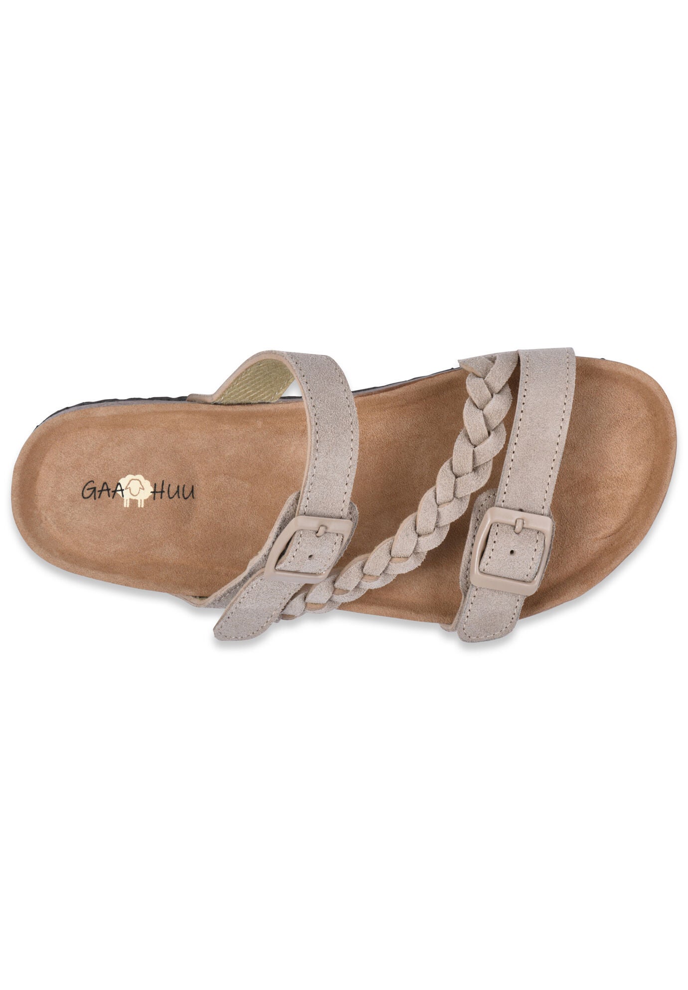 Braided Adjustable 2 Strap Footbed Sandal, , alternate image number 3