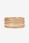 Textured Bangle Set, , on-hover image number null