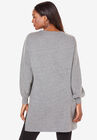 Blouson Sleeve High-Low Sweatshirt, , on-hover image number 1