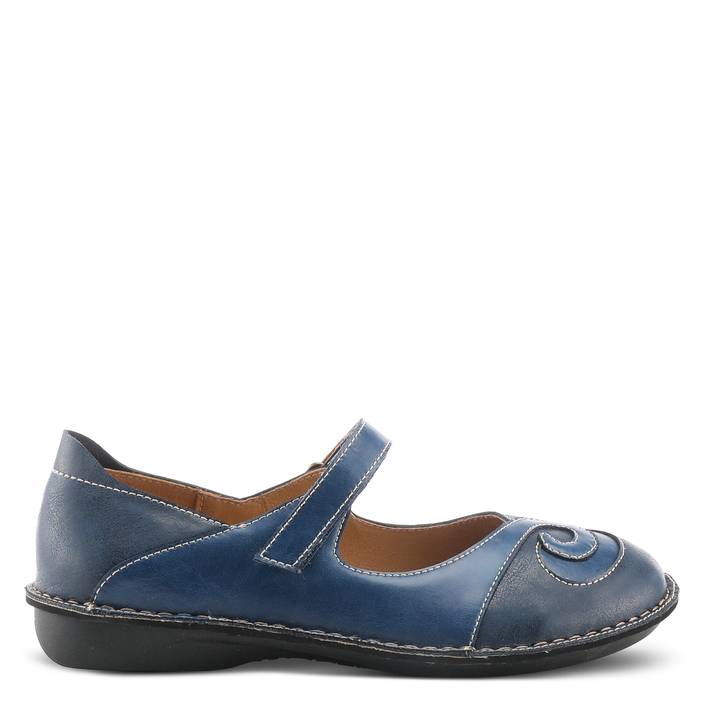 Cosmic Flat Shoes, NAVY, alternate image number 4