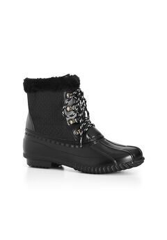 Ariah Cold Faux Fur Ankle Weather Boot