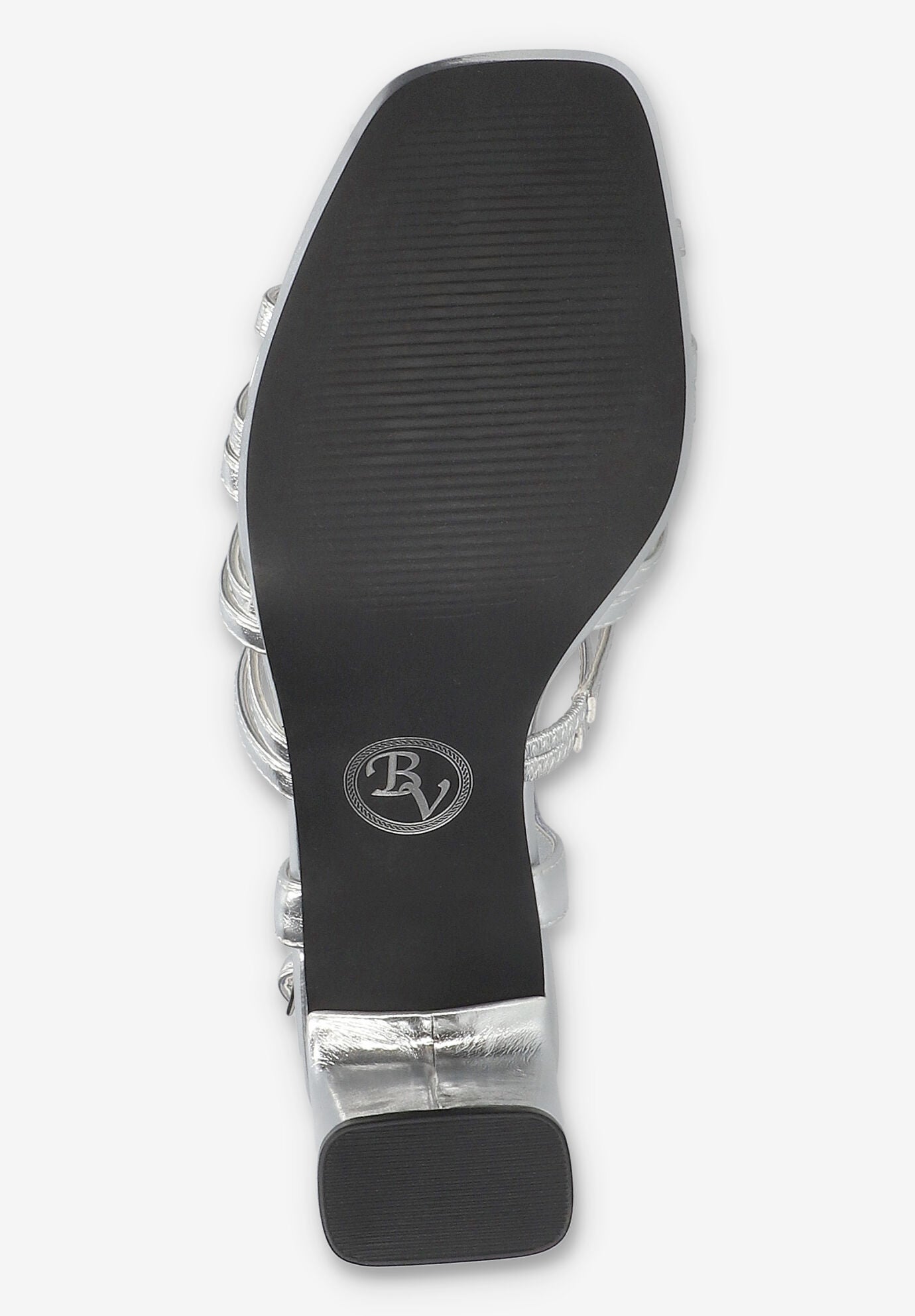 Damsel Square Toe Heeled Sandal, SILVER METALLIC, alternate image number 5