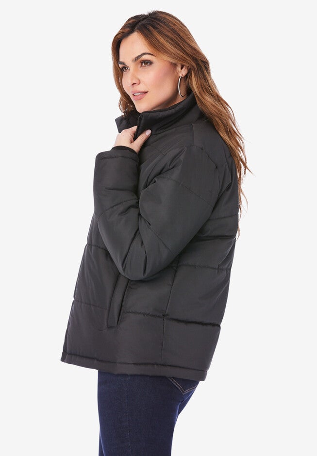 Short Puffer Jacket, , alternate image number 2