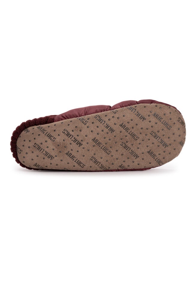 Quilted Bootie Slippers, , alternate image number 2