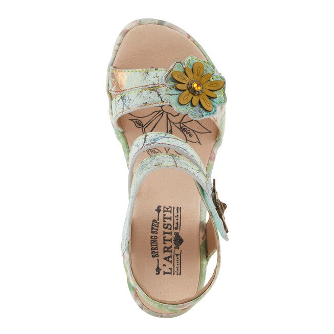 Karnitsky Sandal, MINT GREEN MULTI, alternate image number null