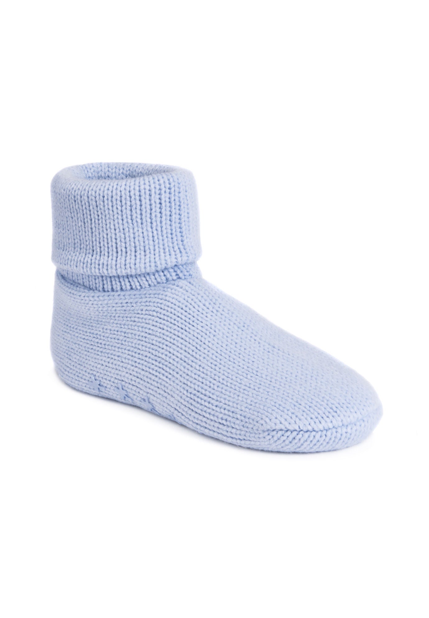 Cuffed Slipper Socks, GLACIER, hi-res image number 0