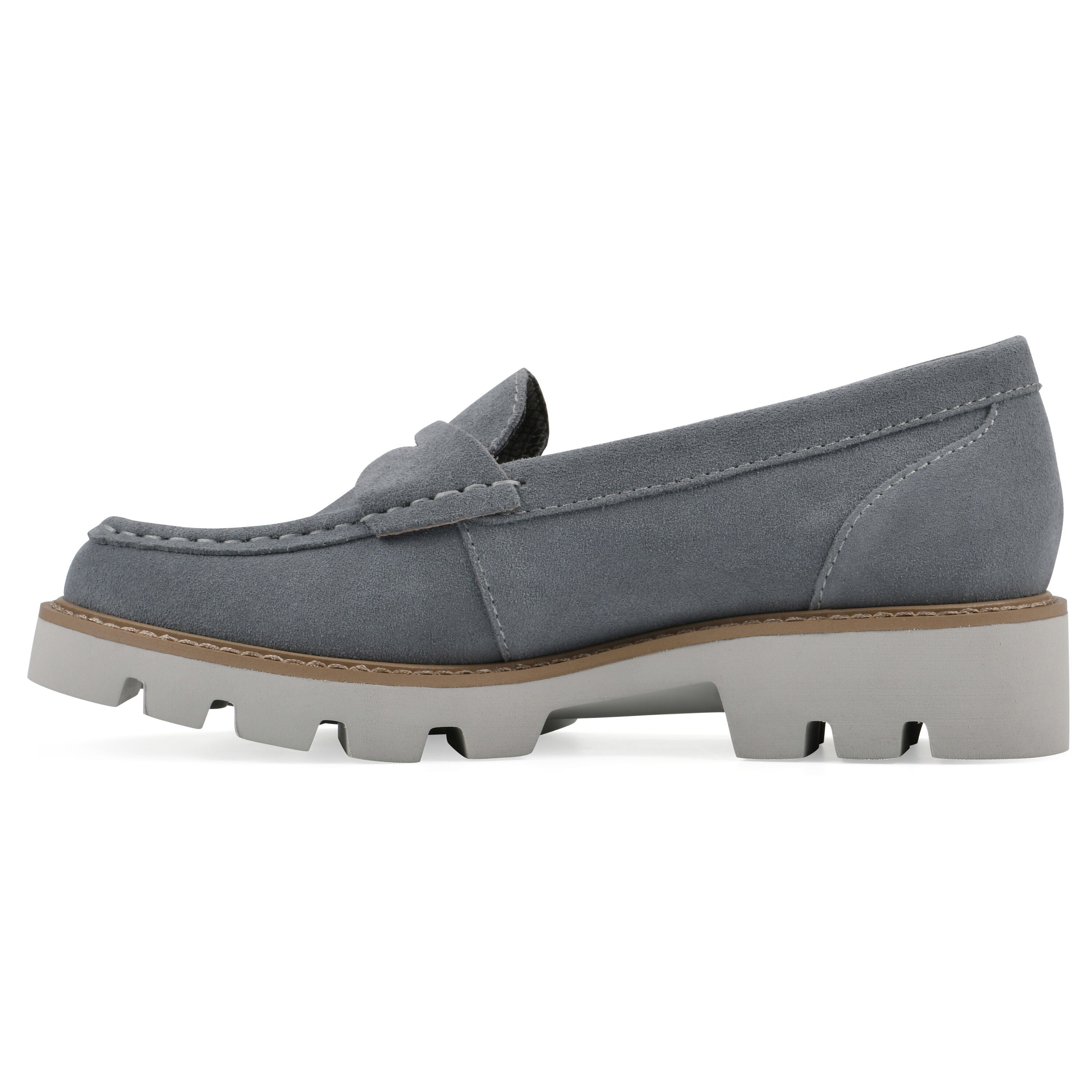Gunner Lug Sole Loafer, BLUE RASPBERRY, alternate image number 3