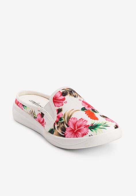The Camellia Sneaker Mule, HAWAIIAN FLORAL, hi-res image number null