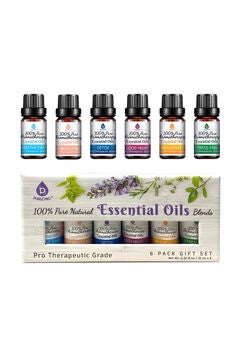 Pure Essential Aromatherapy Oils Gift Set 6Pk