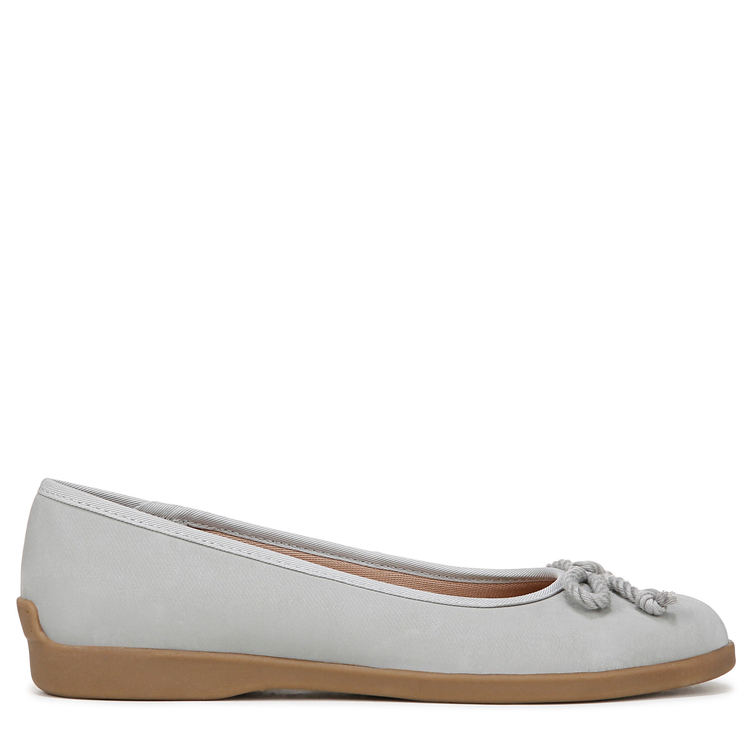 Maura Bow Trim Flat, GREY, alternate image number 3