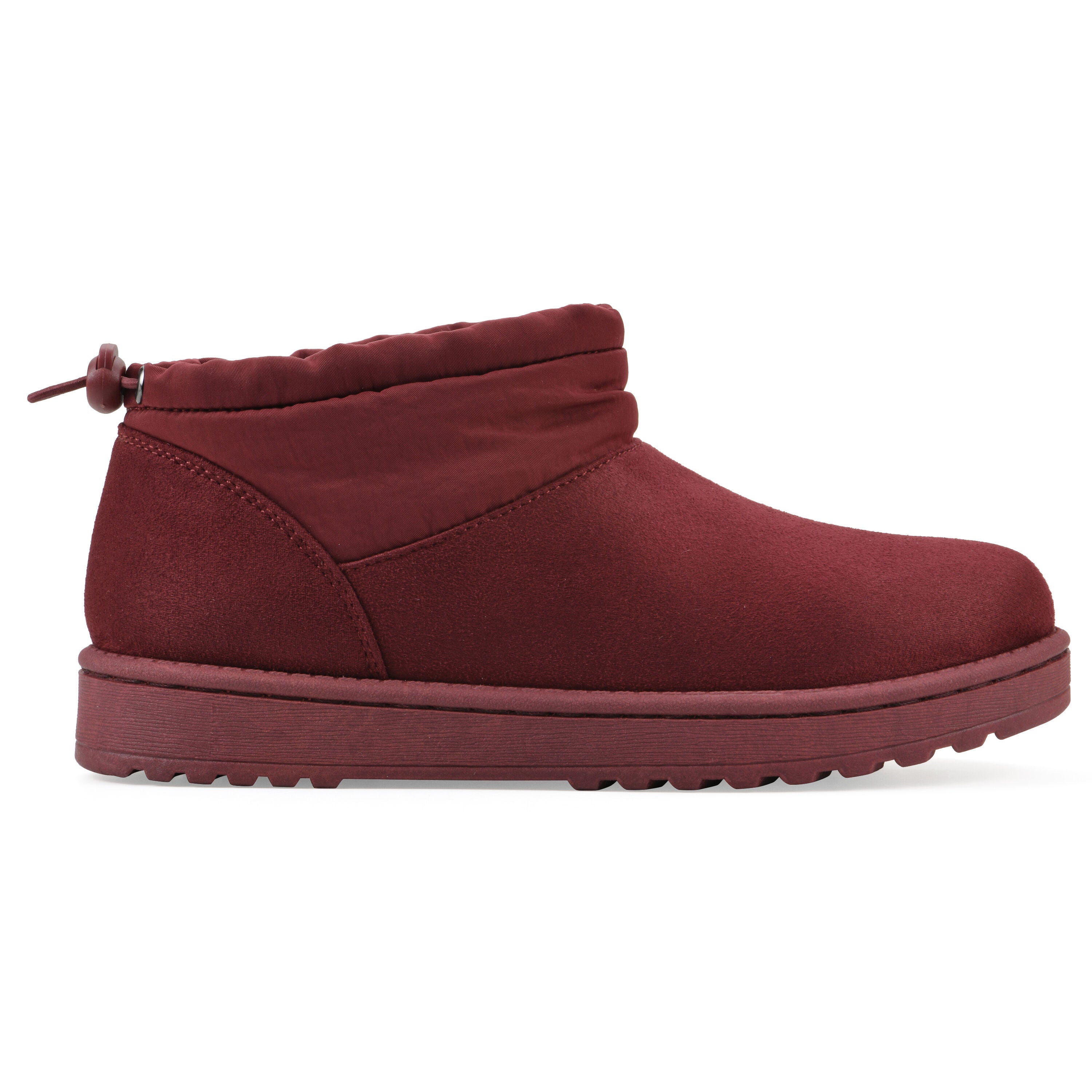 Idle Mini Faux Fur-Lined Bootie, BURGUNDY FABRIC, alternate image number 2