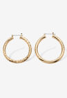 Mutil Colored Plated Hoop Earring 4 Pair Set, , on-hover image number null