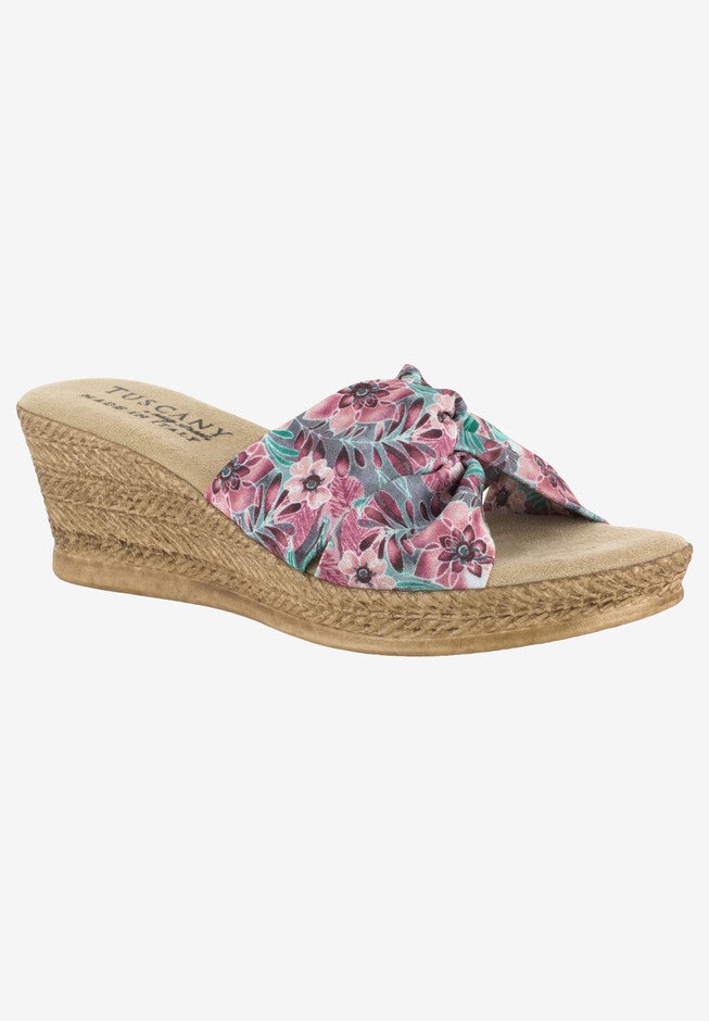 Dinah Tuscany Sandal , MULTI ROSE FLORAL, hi-res image number 0