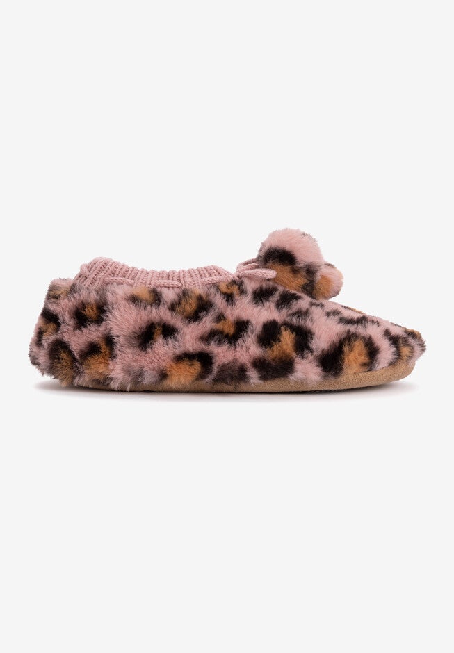 Faux Fur Ballerina Slipper, , alternate image number null