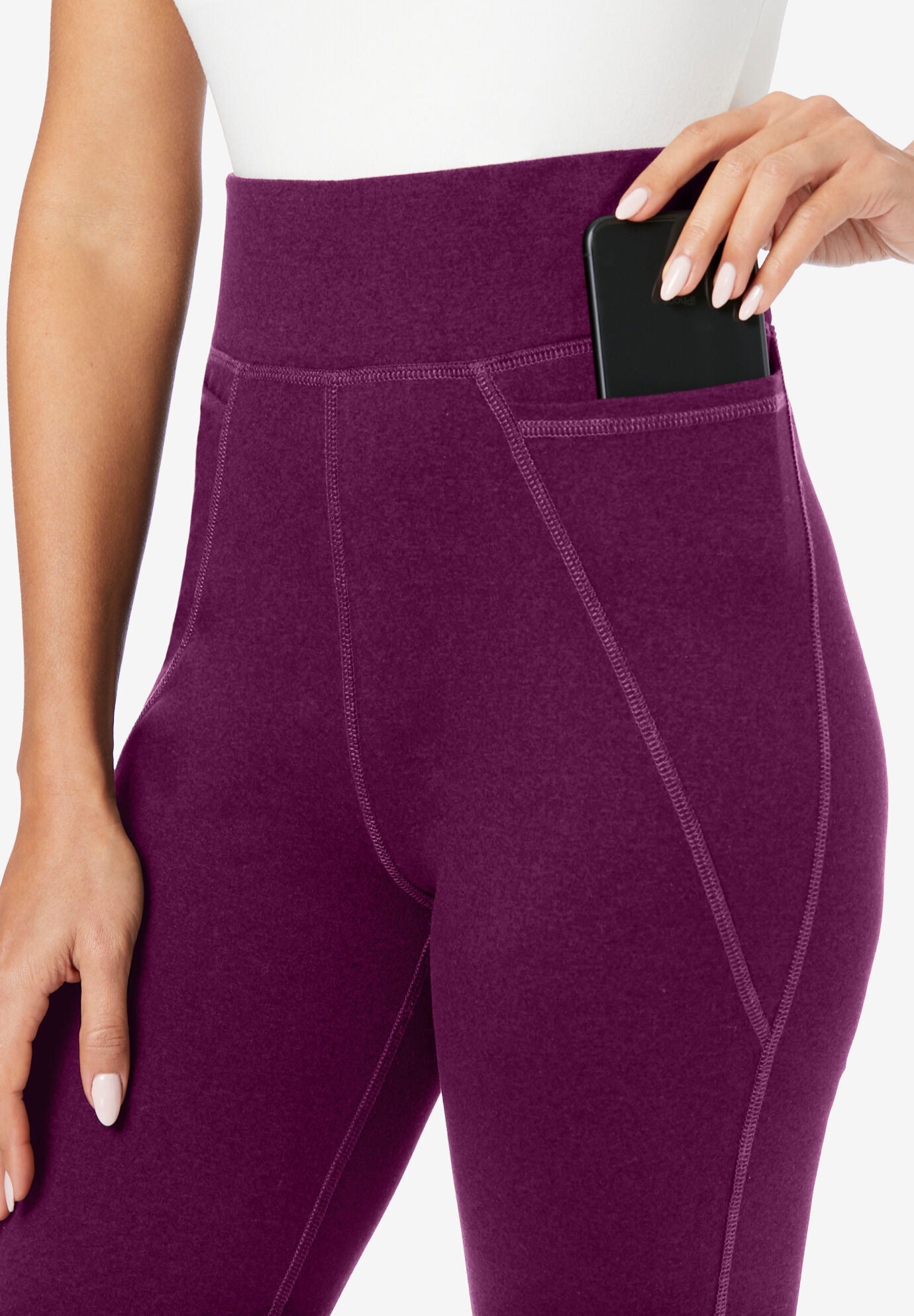 Side-Pocket Performance Legging, , alternate image number 3