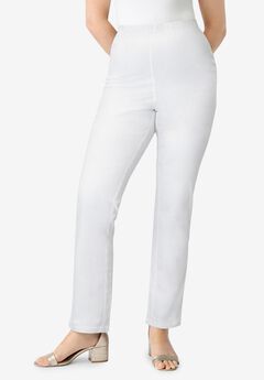 Plus Size Comfort Stretch Straight Leg Jean