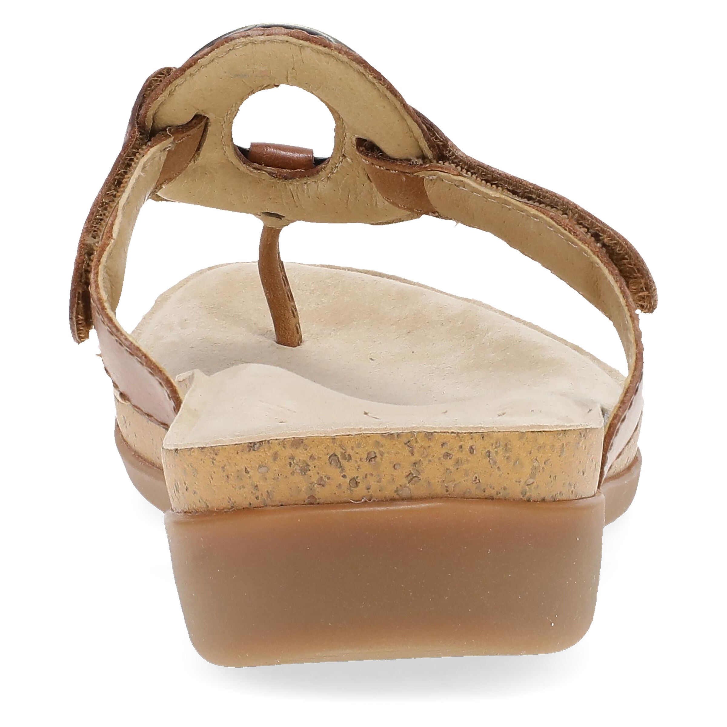 Rosalia Leather Sandal, TOFFEE, on-hover image number 1