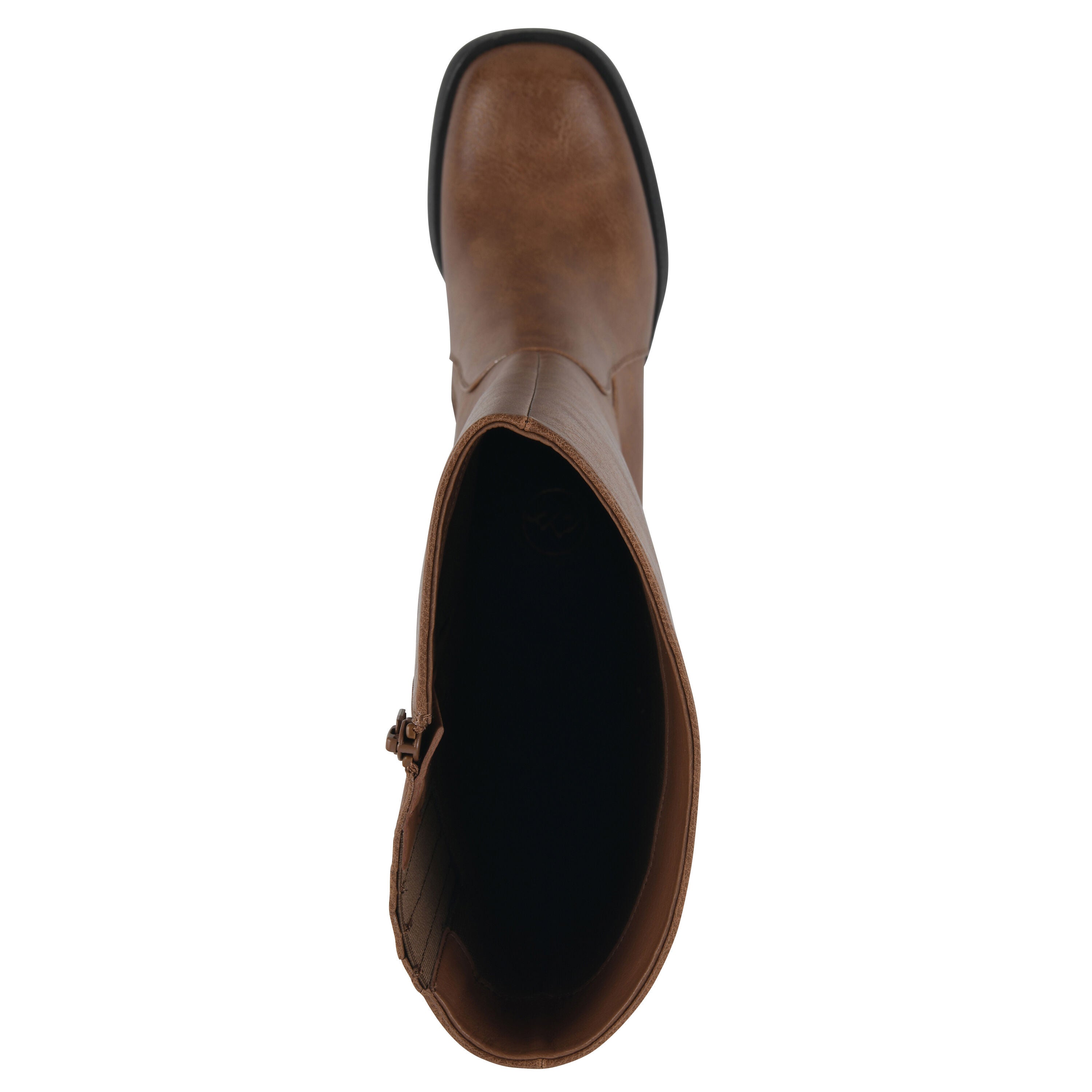 Mackle Tall Shaft Block Heel Boot, DARK NATURAL SMOOTH, alternate image number 4