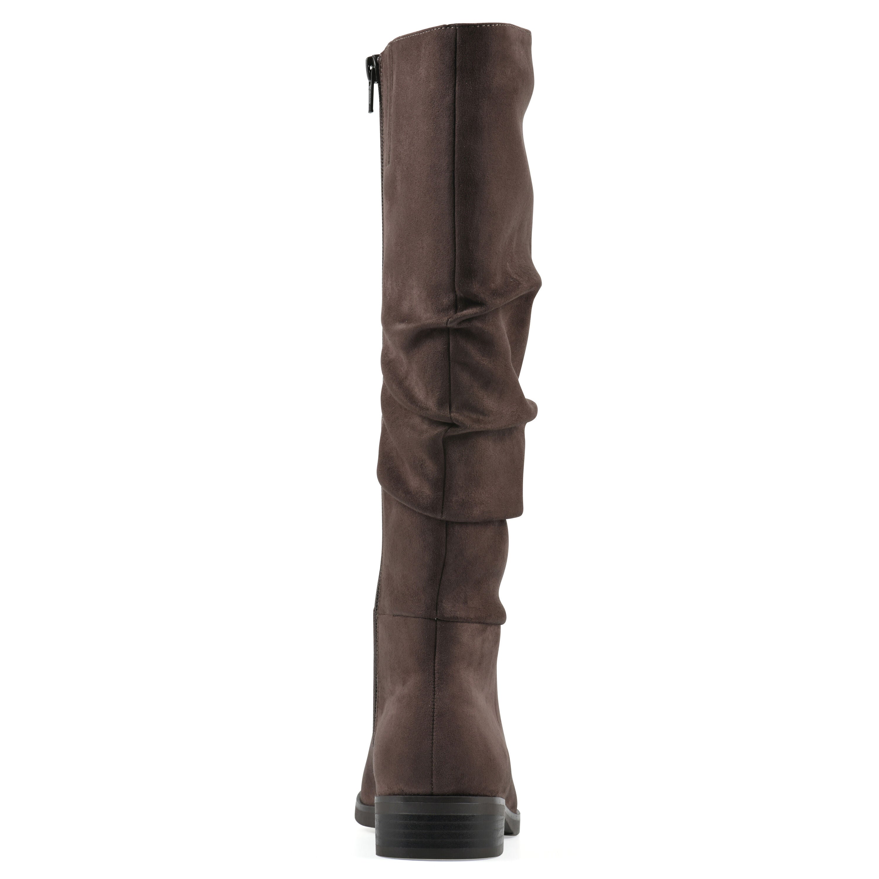 Barnes Tall Shaft Boot, DARK BROWN FABRIC, on-hover image number 1