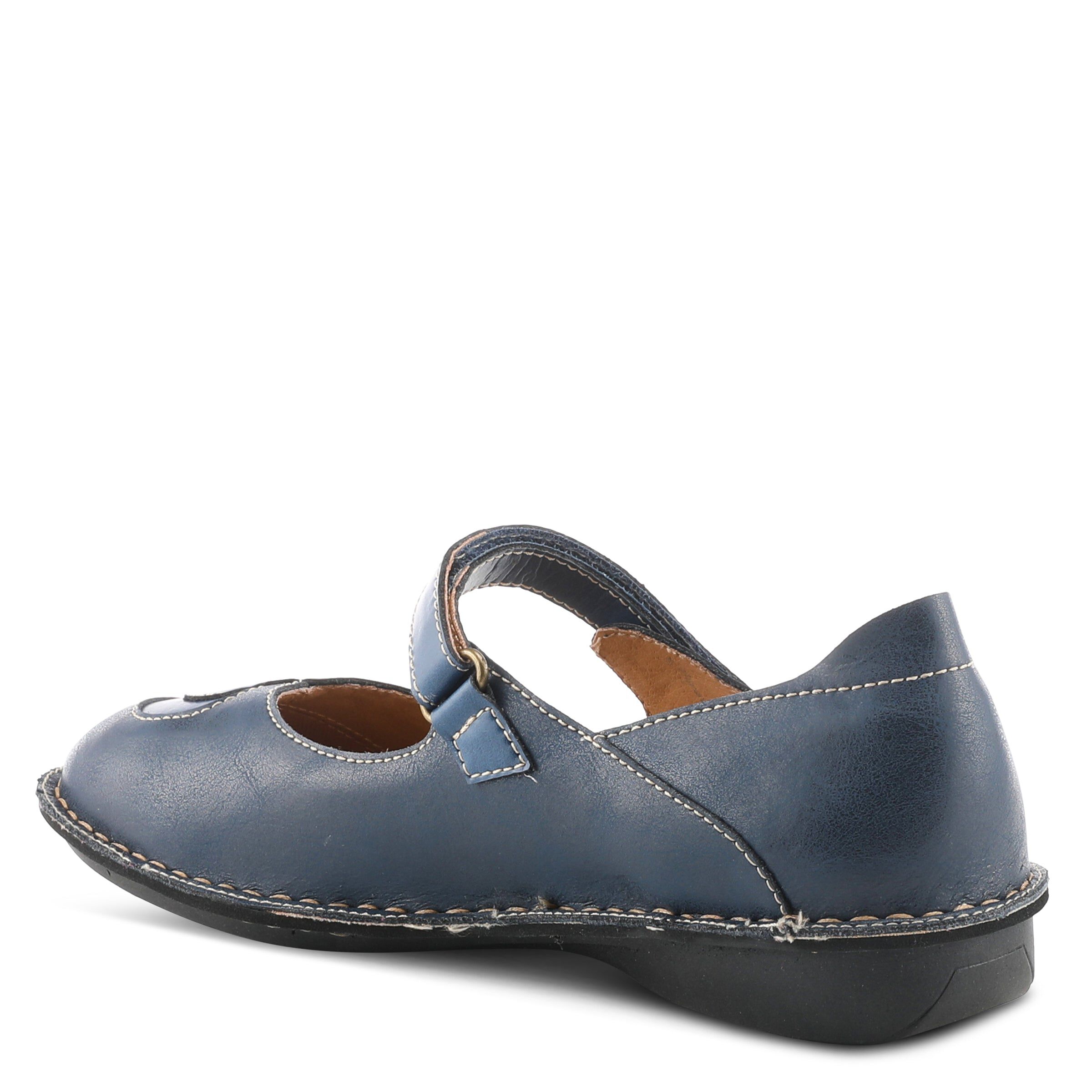 Cosmic Flat Shoes, NAVY, alternate image number 6