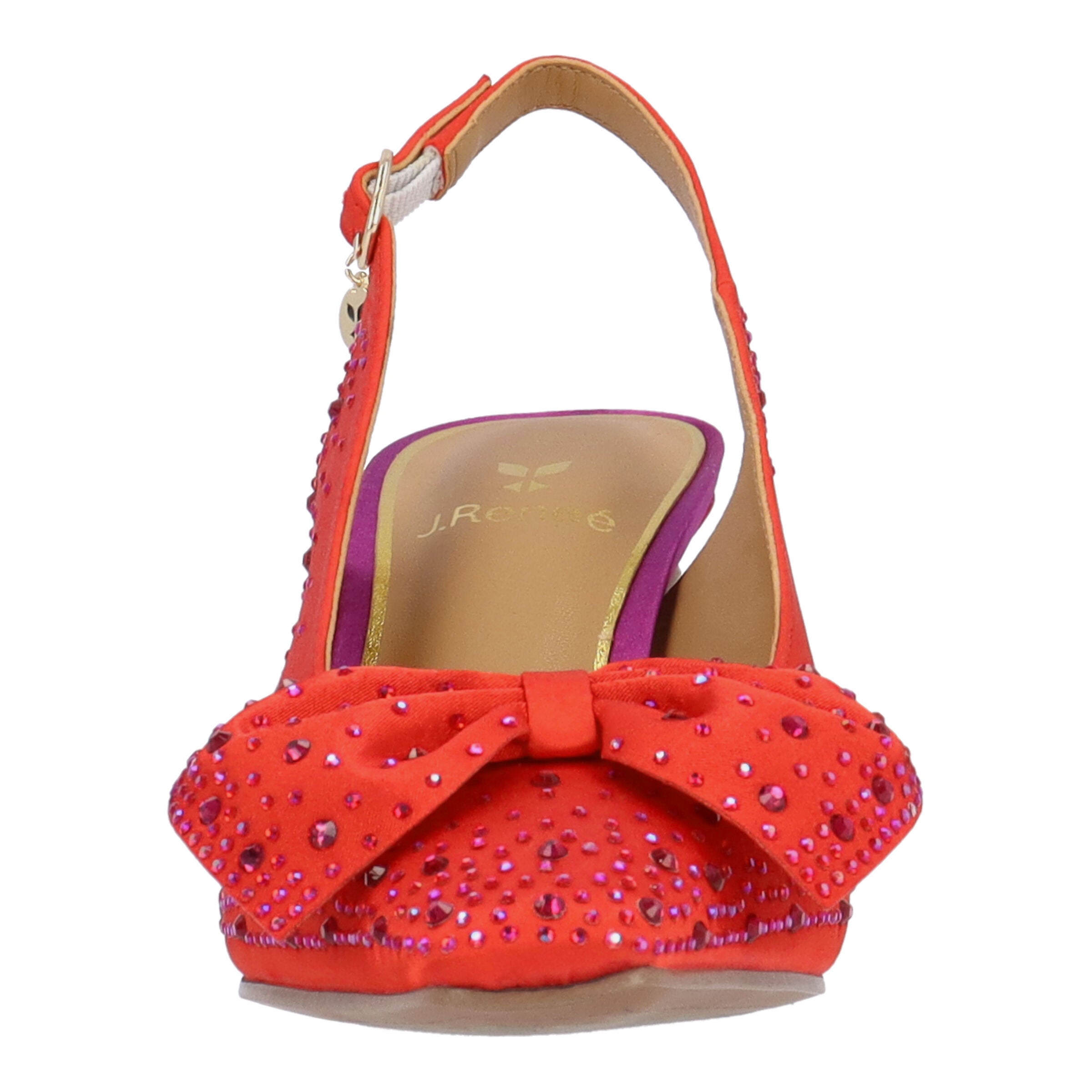 Harlan Slingback Pump, RED PURPLE, alternate image number 2