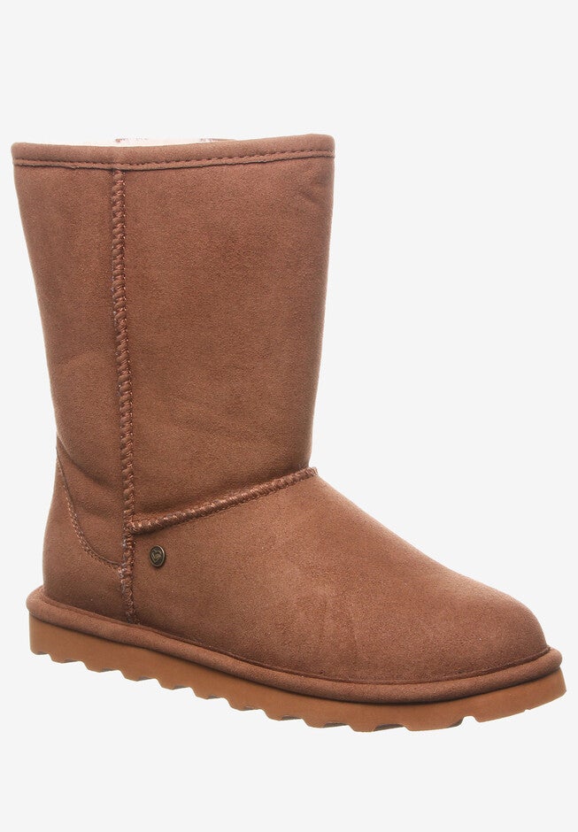 Elle Short Vegan Bootie , HICKORY, hi-res image number null