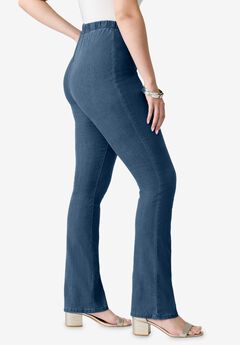 Plus Size Petite Pull-On Jeans