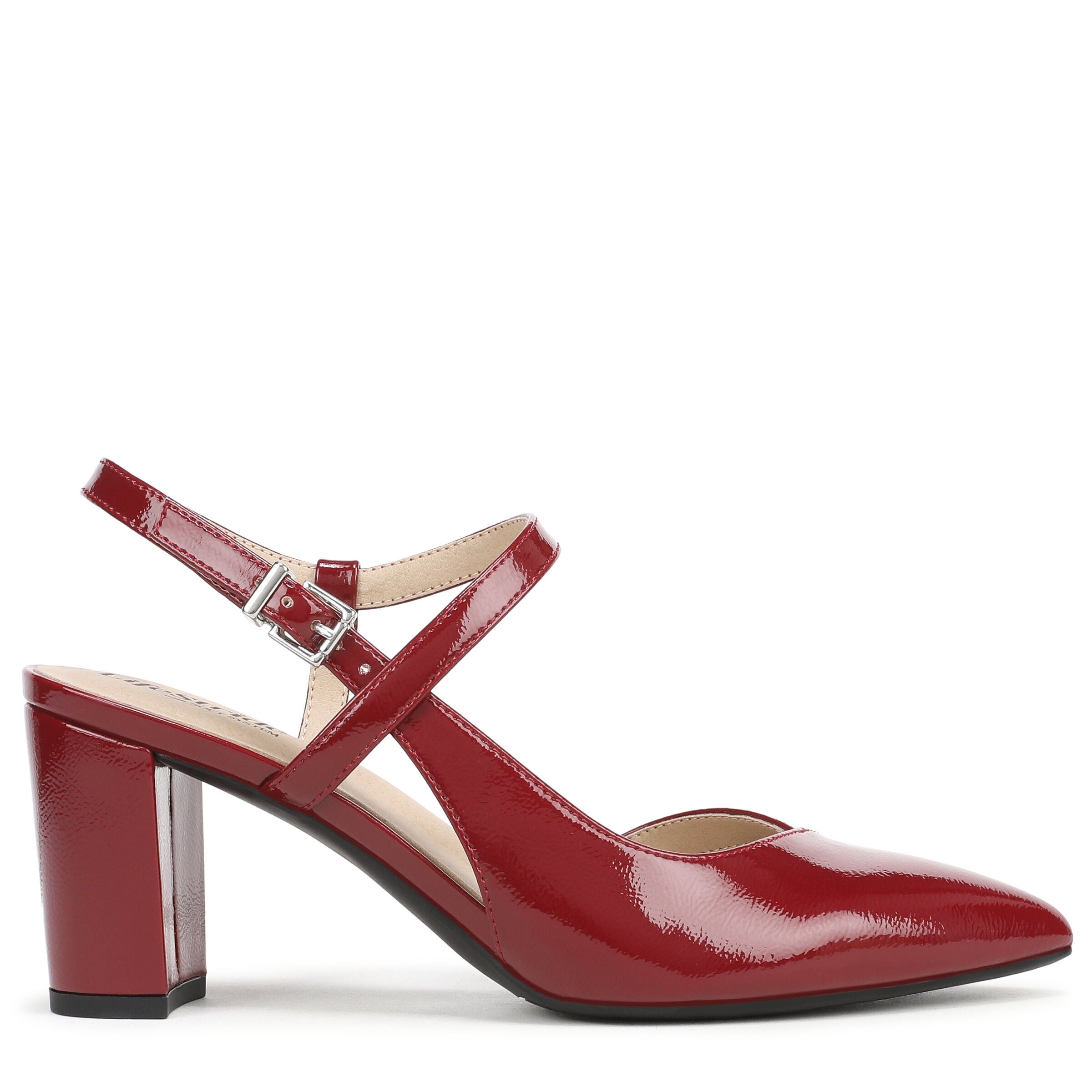 Raelynn Strappy Pump, DARK CHERRY, alternate image number 3