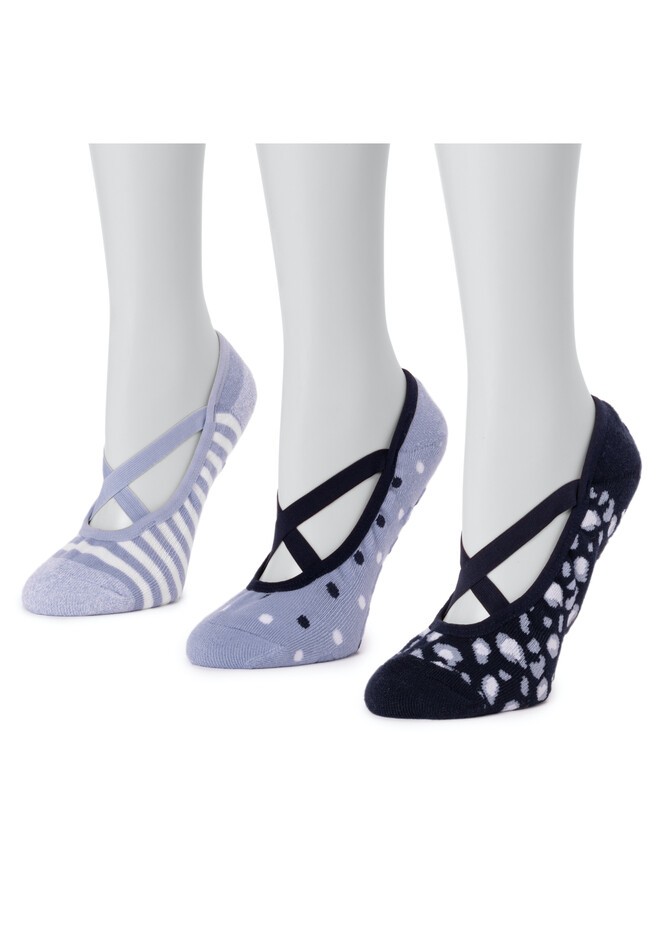Women's 4 Pair Pack Ballerina & Sock Set – MUK LUKS