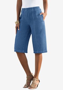 Plus Size Casual Relaxed Fit Shorts