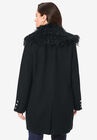 Short Wool-Blend Coat, , on-hover image number null