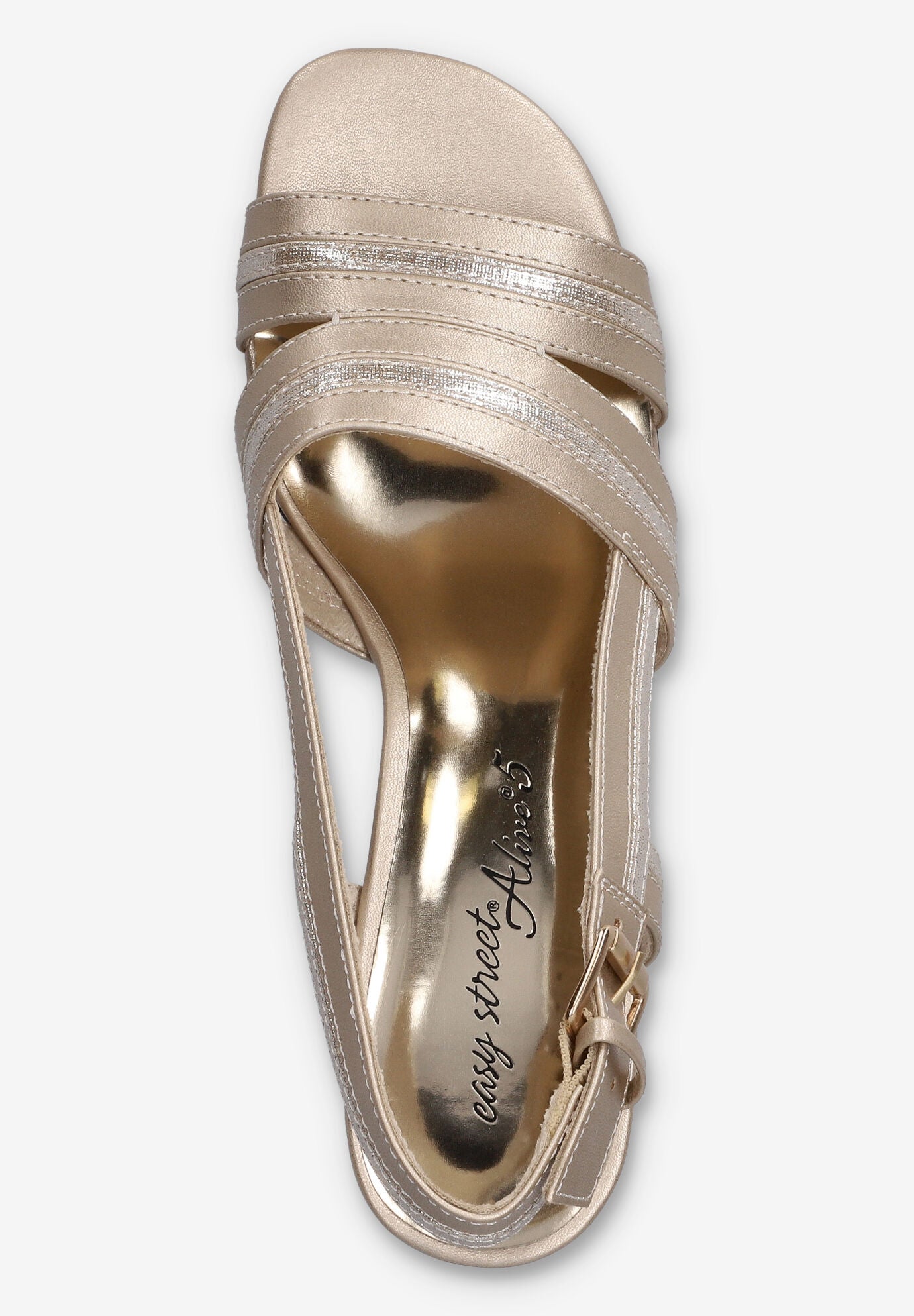 Meghan Slingback Heeled Sandal, CHAMPAGNE, alternate image number 6