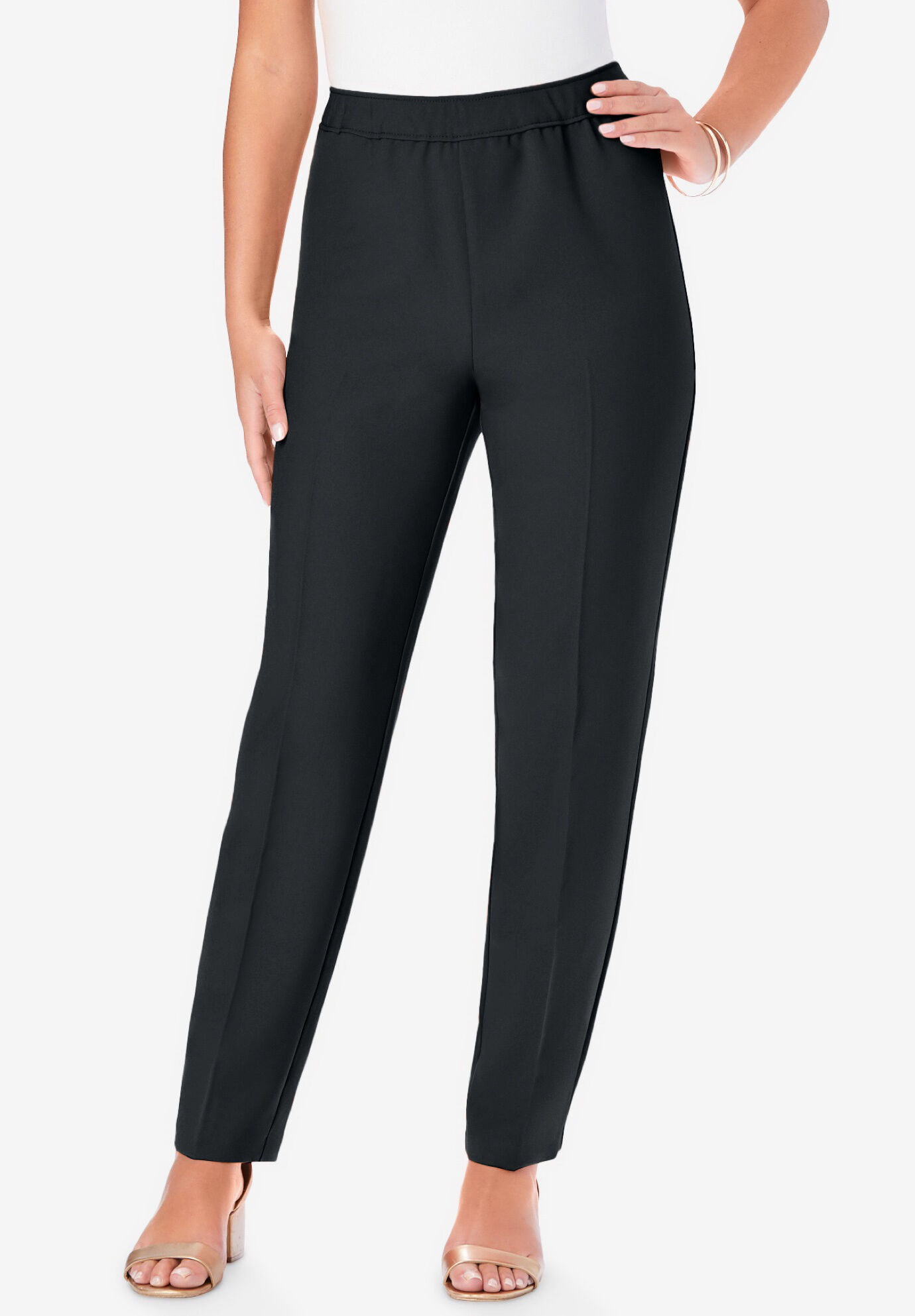 Black Label by Evan-Picone Womens Classic Fit Straight Suit Pants, Color:  Navy - JCPenney