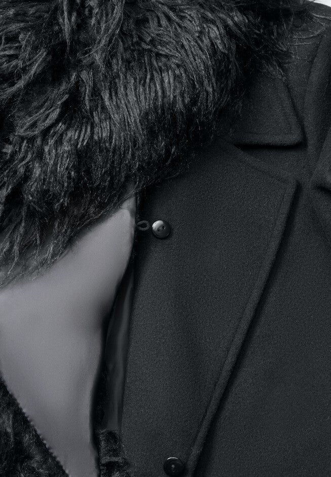 Short Wool Blend Coat, , alternate image number null