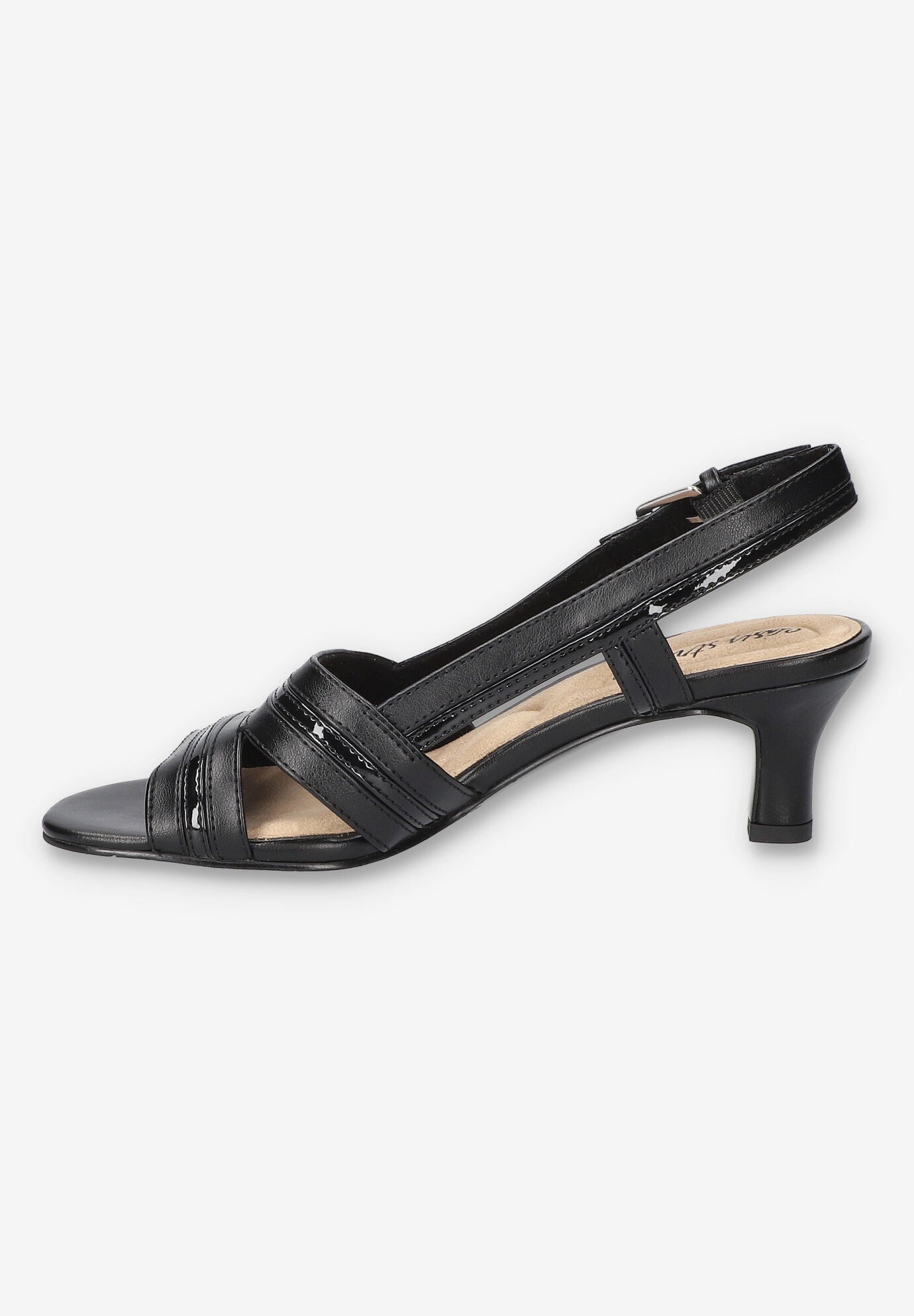 Meghan Slingback Heeled Sandal, BLACK, alternate image number 4