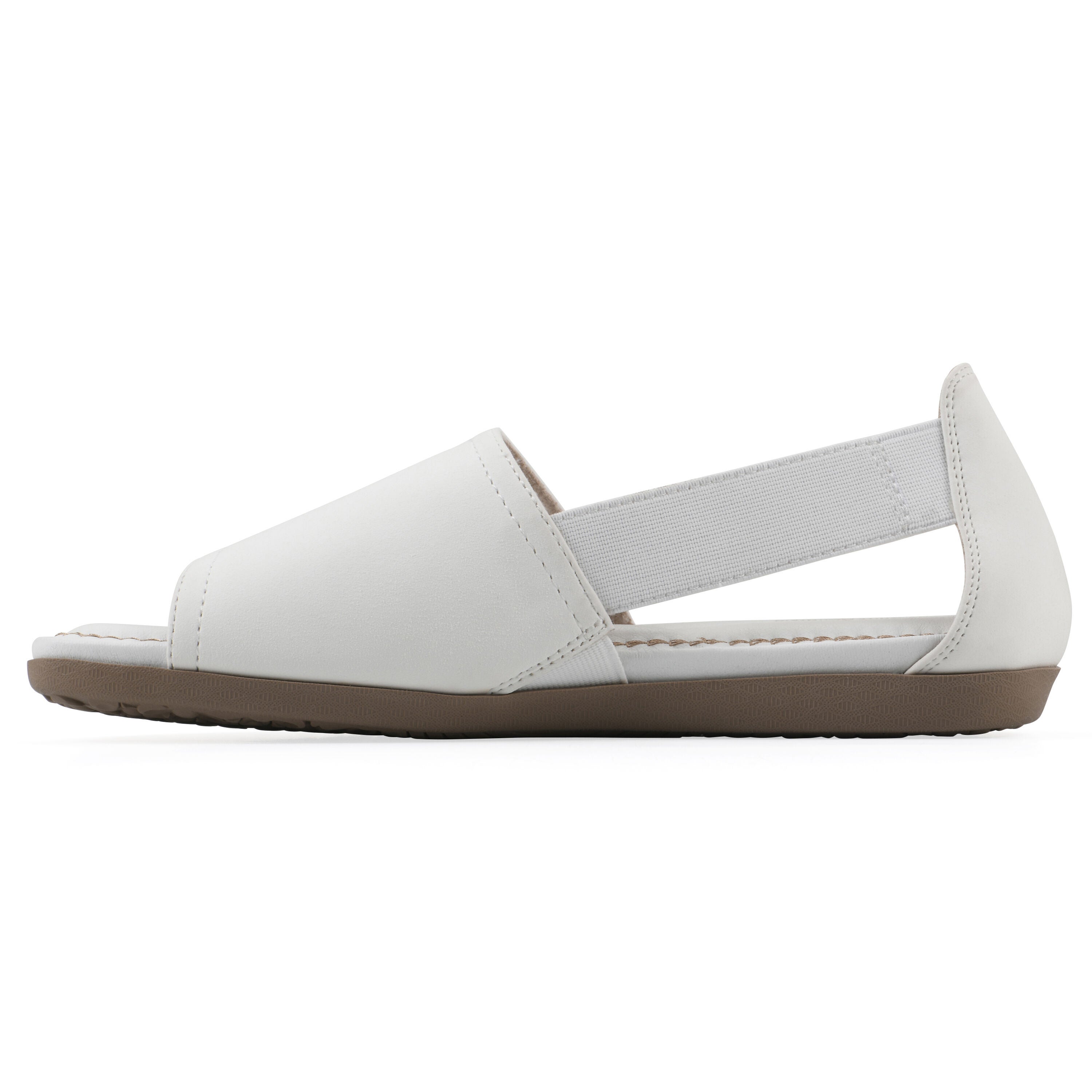 Frankson Open Toe Sandal, WHITE NUBUCK, alternate image number 3